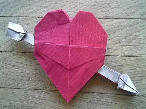 image of an origami heart - How to write a loss poem by Clara Burghelea