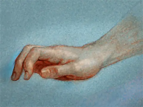 Study of Angel's Hand - Three Out of Five Ain’t Bad by Matthew Gilbert