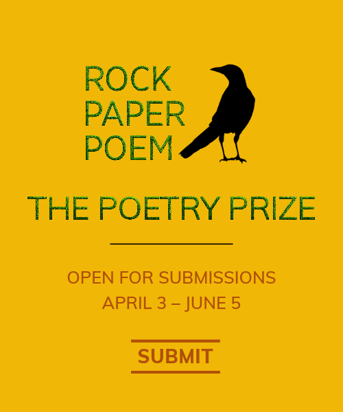 Rock Paper Poem Poetry Prize. Open for submissions